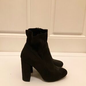Black Suede Ankle Boots
